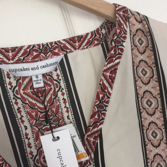 Cupcakes & Cashmere Striped Tunic Top - Picture 2 of 2